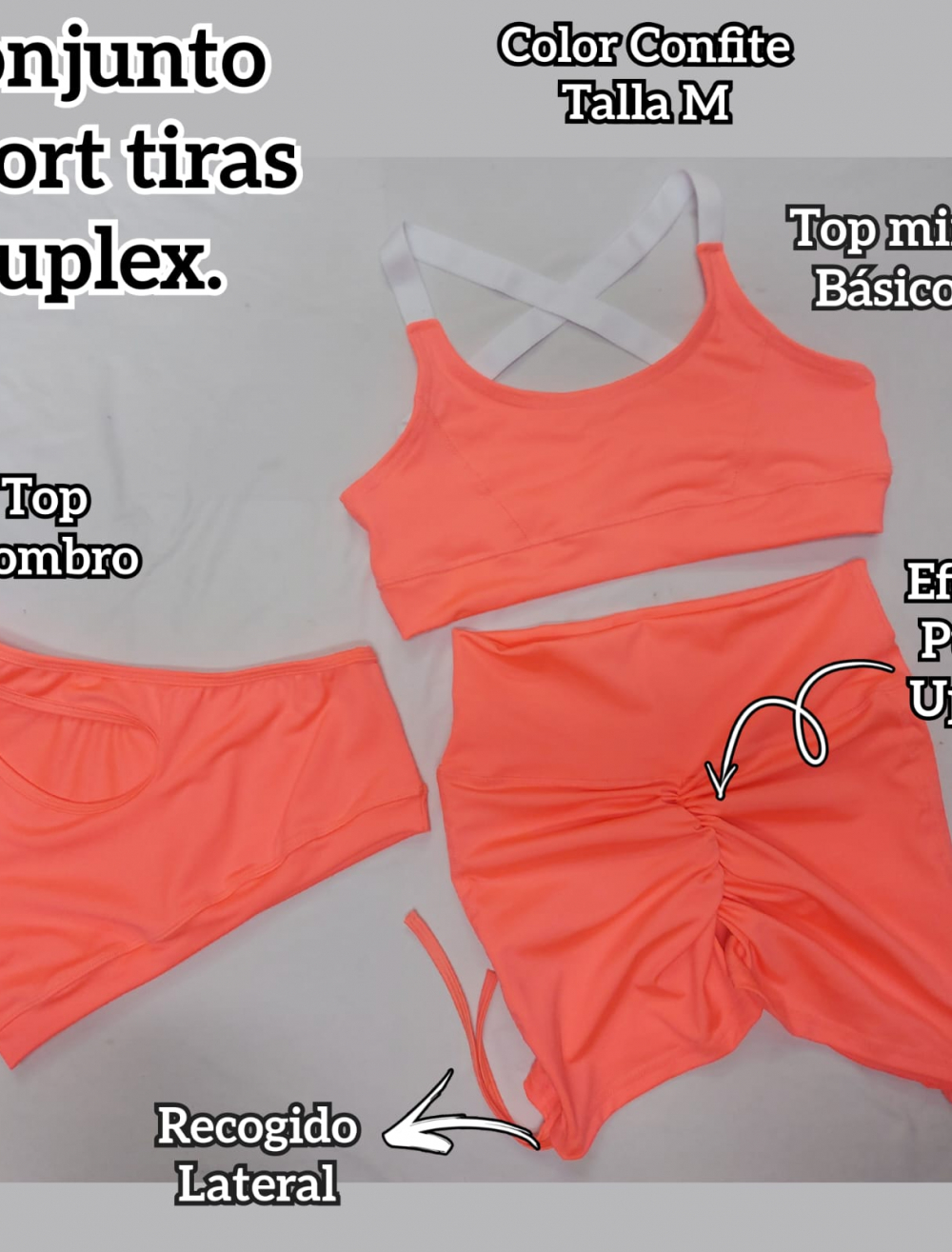 Conjunto short tiras